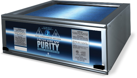 Fresh air UV Purity indoor air quality unit